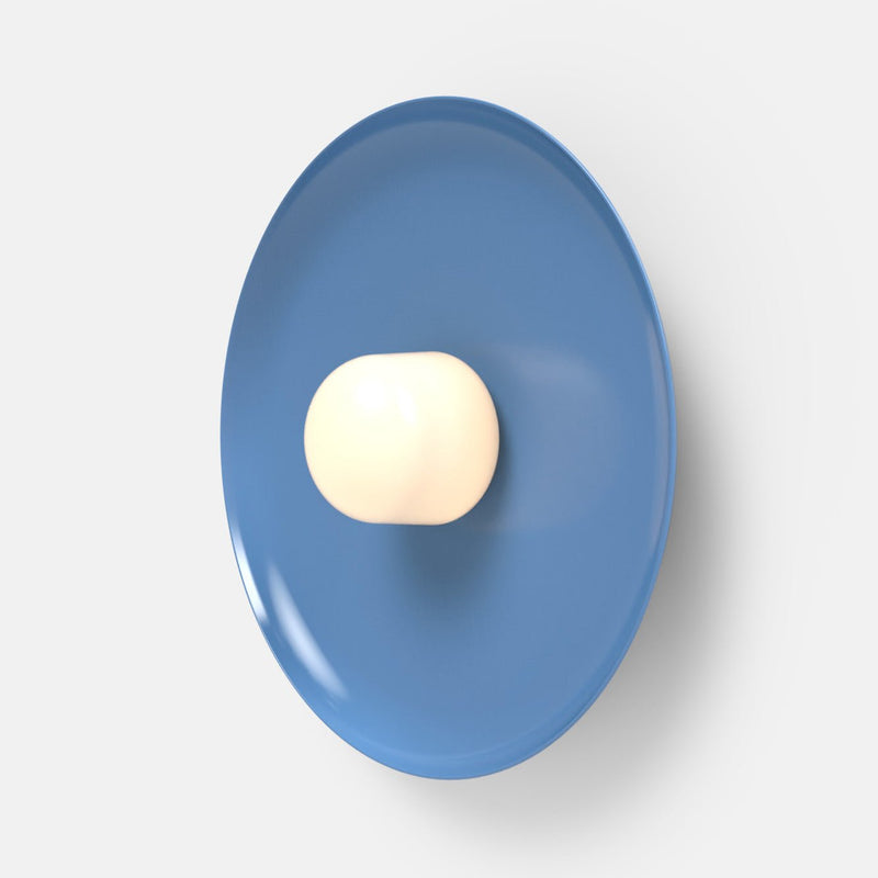 Hoist Sconce - Large Shade - RBW Lighting - Cream White - Small Glass Diffuser - 2700K (warm white) - HORNE