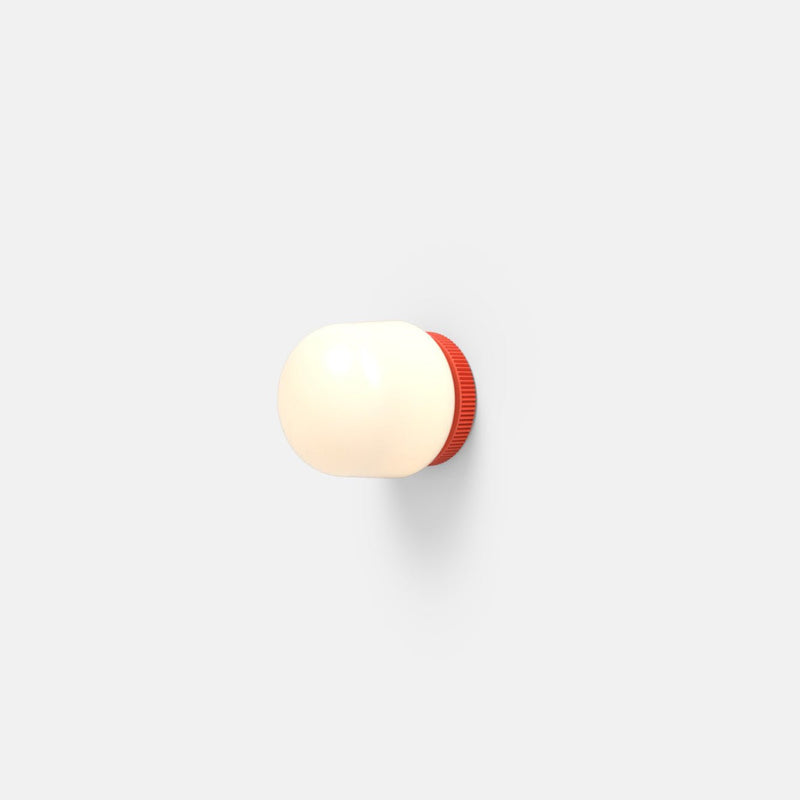 Hoist Sconce - No Shade - RBW Lighting - Cream White - Small Glass Diffuser - 2700K (warm white) - HORNE