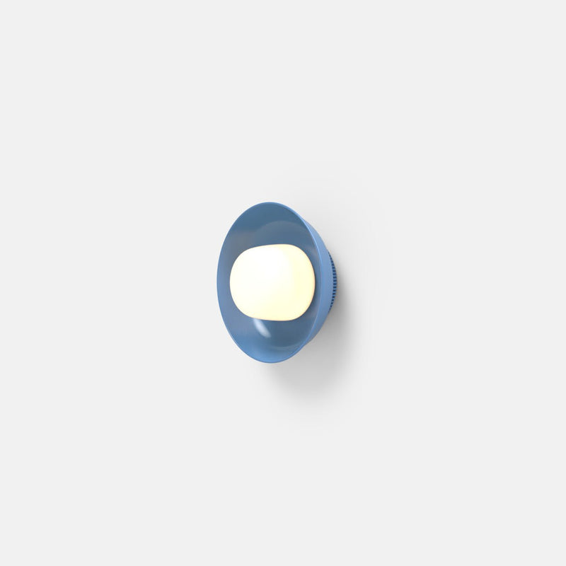 Hoist Sconce - Small Shade - RBW Lighting - Cream White - Small Glass Diffuser - 2700K (warm white) - HORNE