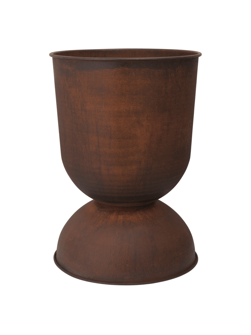 Hourglass Pot - Large - Ferm Living Office Accessories - Aluminium - HORNE