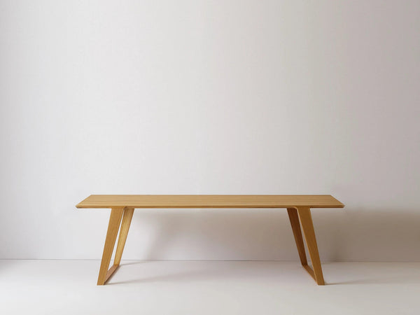 Isometric Bench - White Oak - Kalon Studios Stools + Benches + Ottomans - Small - HORNE