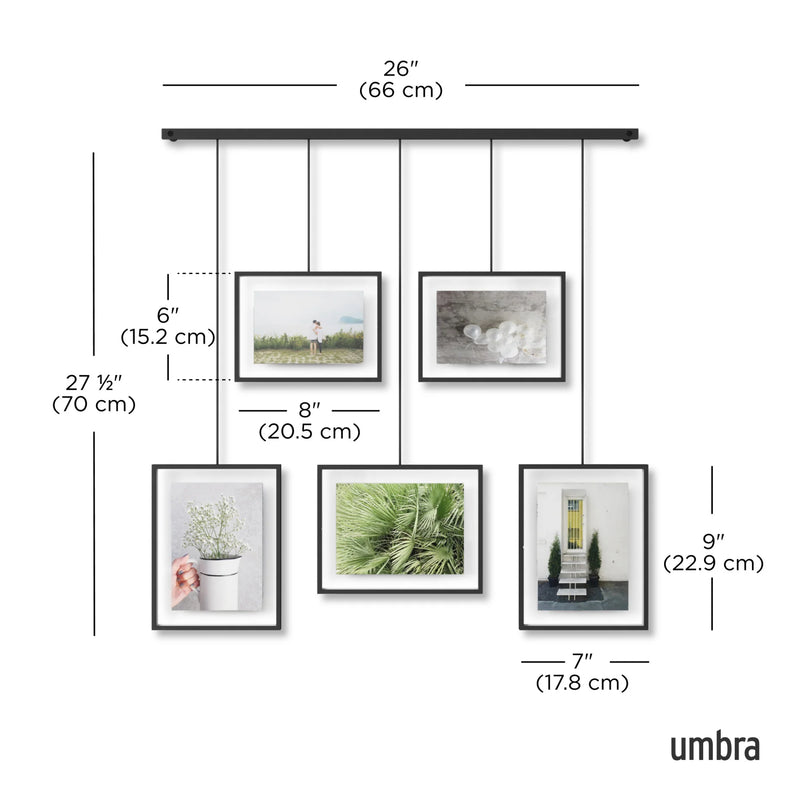 Exhibit Wall Picture Frames - Set of 5