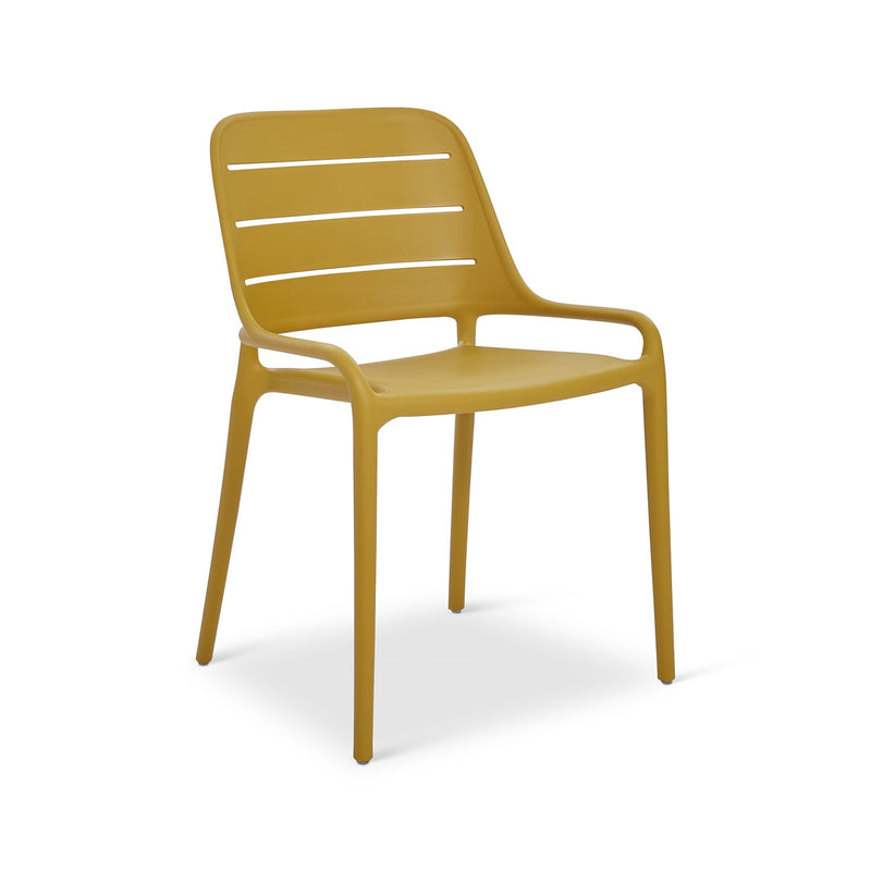 Jasper Outdoor Stacking Chair - Set of 4 - Urbia Chairs - Army Green - HORNE