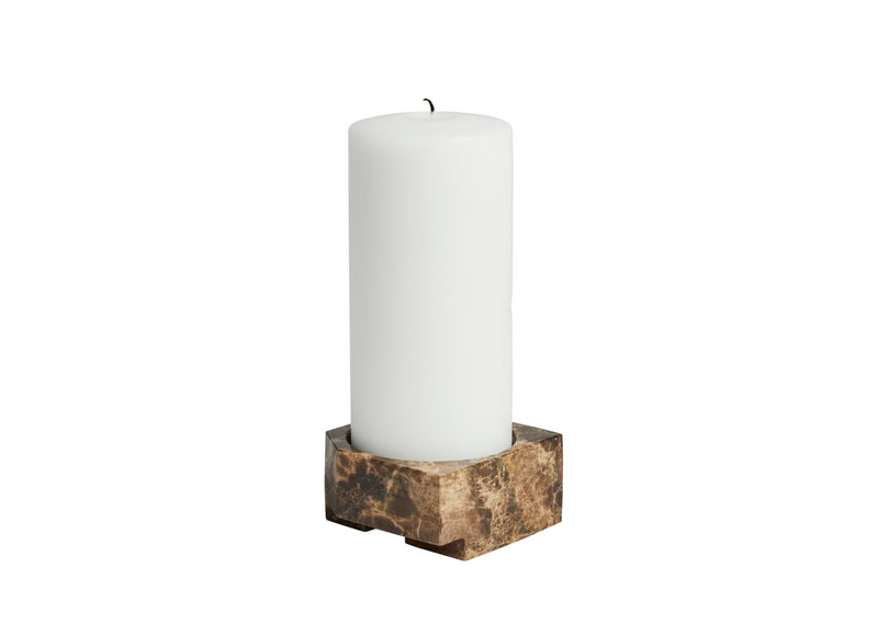 Jeu De Dés 3 Candle Holder - Woud Candle Holders - Black - HORNE