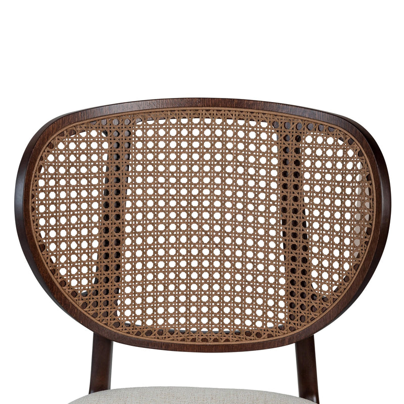 Joelma Cane Side Chair - Urbia Chairs - Crafted Glaze Nevoa Natural - HORNE