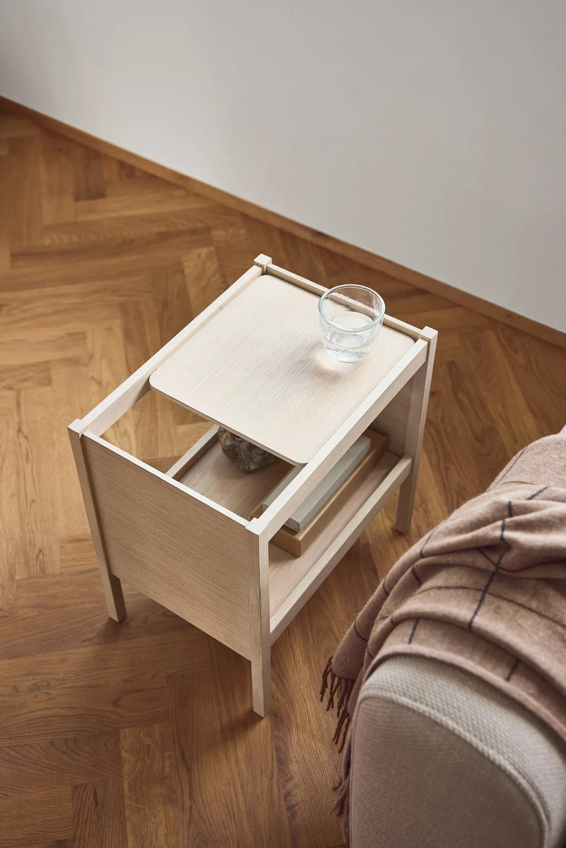Journal Side Table - Form & Refine Tables - White Oak - HORNE