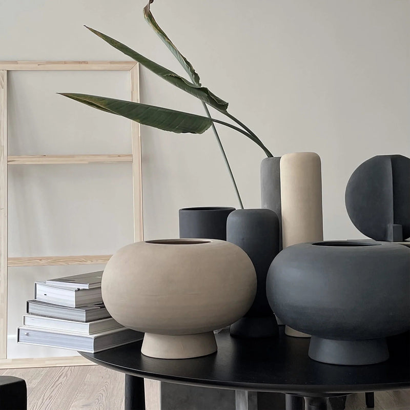 Kabin Vase - 101 Copenhagen Vases - Fat - Sand - HORNE