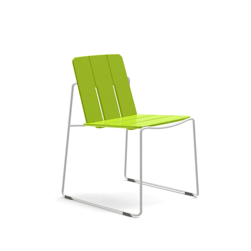 Keene Dining Chair - Loll Designs Outdoor Furniture - Charcoal Grey - Stainless Steel - HORNE