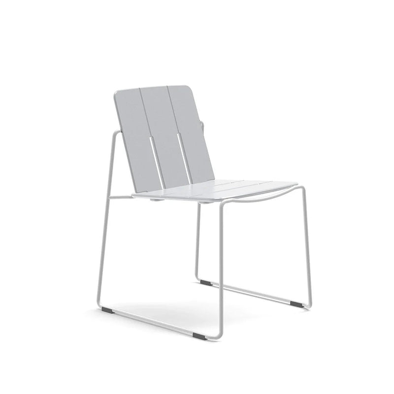 Keene Dining Chair - Loll Designs Outdoor Furniture - Charcoal Grey - Stainless Steel - HORNE