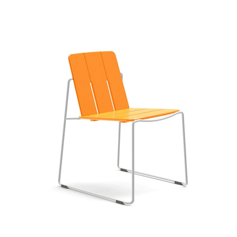 Keene Dining Chair - Loll Designs Outdoor Furniture - Charcoal Grey - Stainless Steel - HORNE