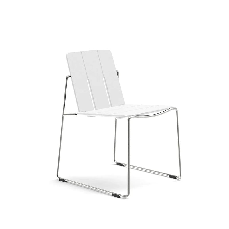Keene Dining Chair - Loll Designs Outdoor Furniture - Charcoal Grey - Stainless Steel - HORNE
