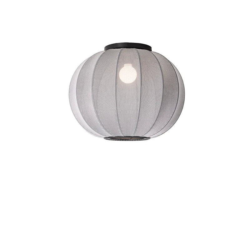 Knit - Wit Ceiling Light - Made by Hand Floor Lamps - 45 - Black - HORNE