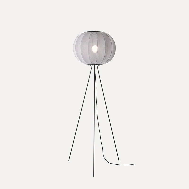Knit - Wit Floor High Lamp - Made by Hand Floor Lamps - Black - 45 - HORNE