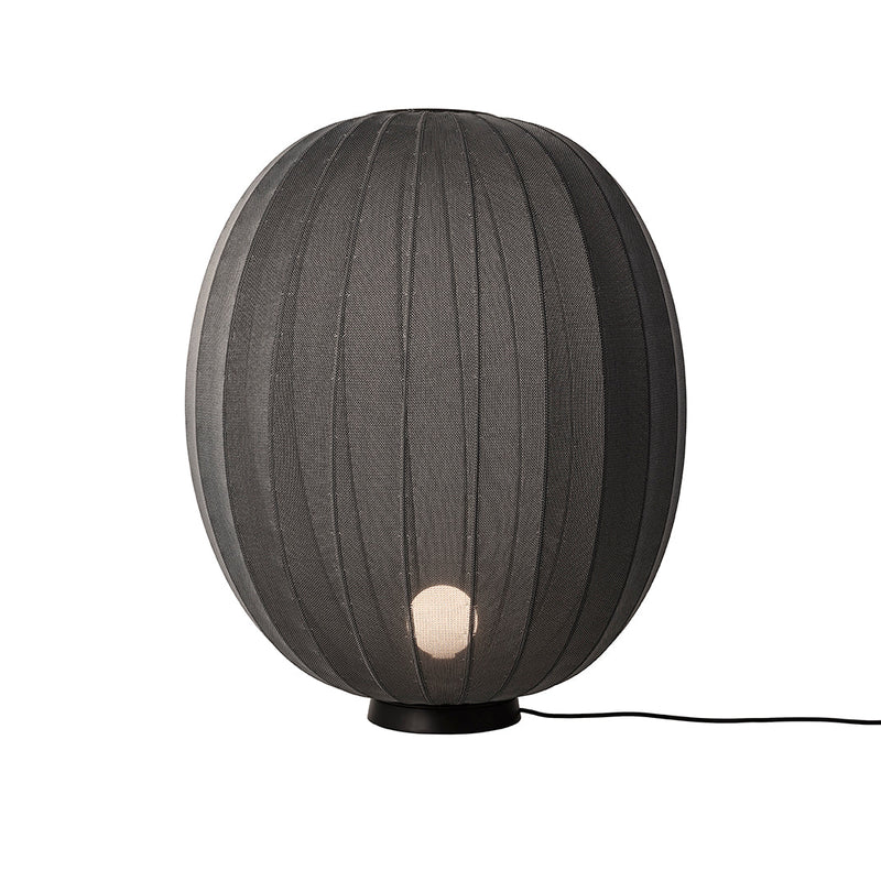 Knit - Wit Floor Level Lamp - Made by Hand Floor Lamps - 60 - Black - HORNE