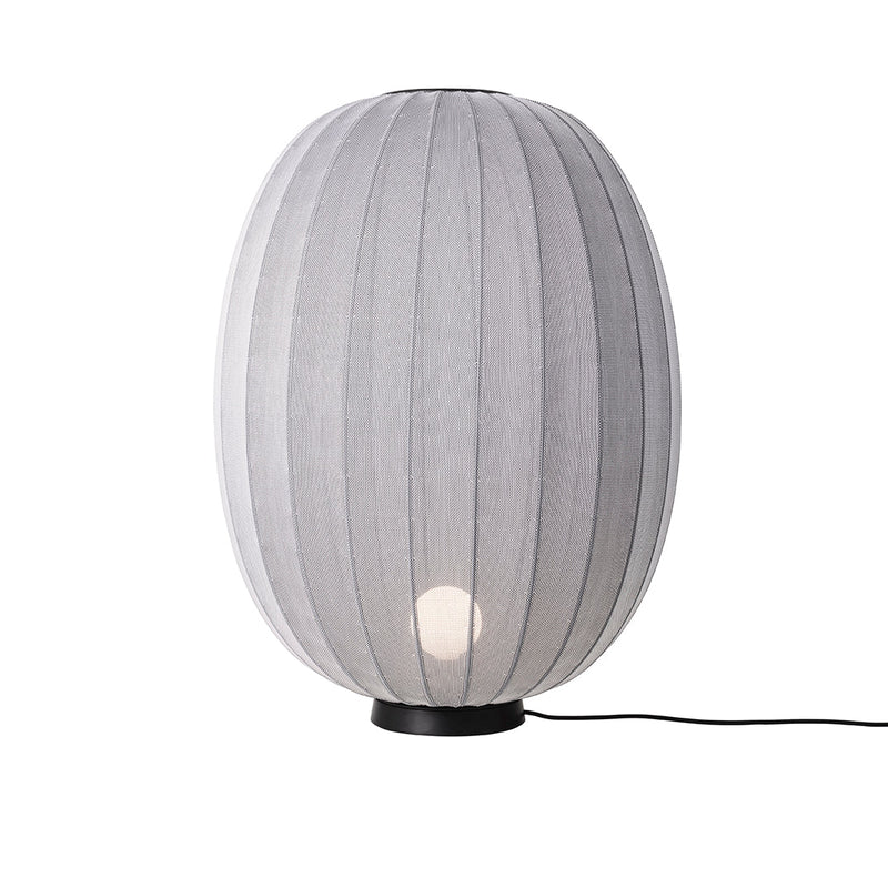 Knit - Wit Floor Level Lamp - Made by Hand Floor Lamps - 60 - Black - HORNE