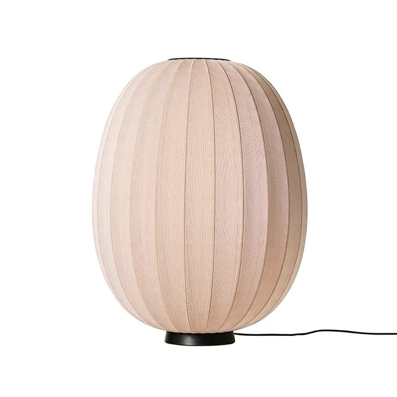 Knit - Wit Floor Level Lamp - Made by Hand Floor Lamps - 60 - Black - HORNE