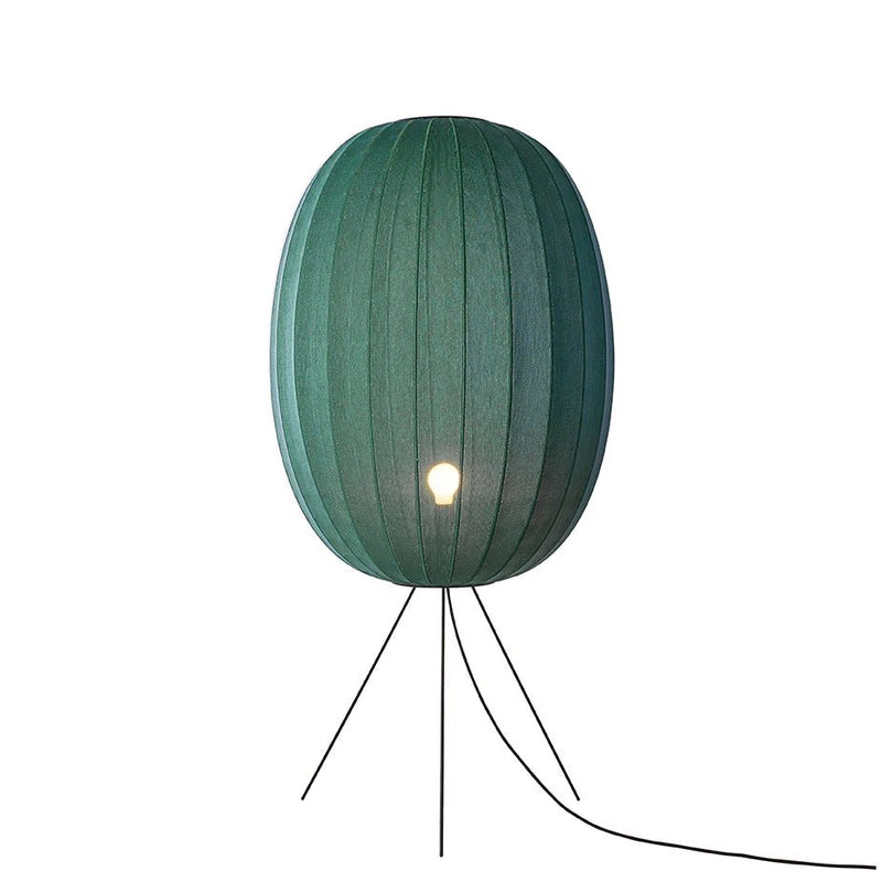 Knit - Wit Floor Medium Lamp - Made by Hand Floor Lamps - 60 - Black - HORNE
