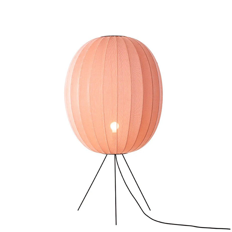Knit - Wit Floor Medium Lamp - Made by Hand Floor Lamps - 60 - Black - HORNE