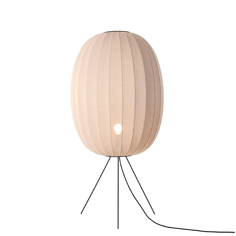 Knit - Wit Floor Medium Lamp - Made by Hand Floor Lamps - 60 - Black - HORNE