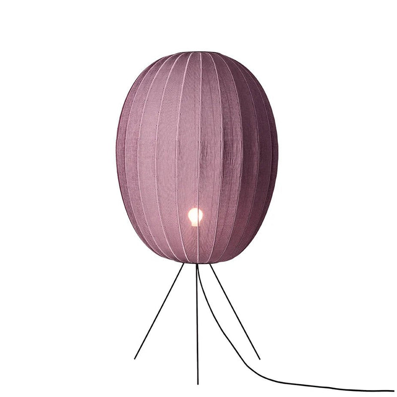 Knit - Wit Floor Medium Lamp - Made by Hand Floor Lamps - 60 - Black - HORNE