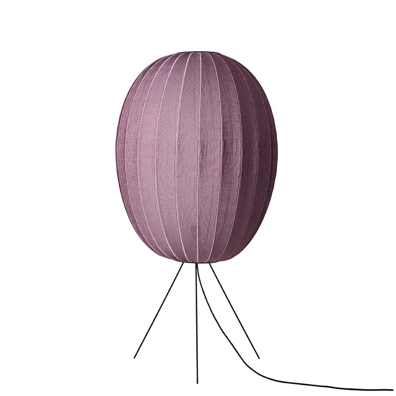 Knit - Wit Floor Medium Lamp - Made by Hand Floor Lamps - 60 - Black - HORNE