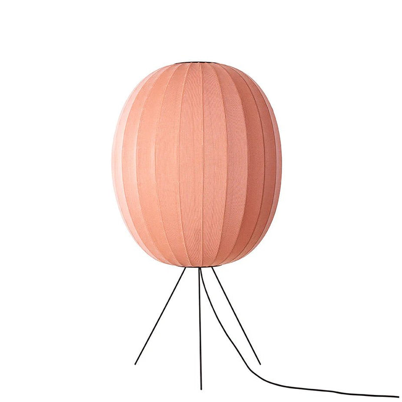 Knit - Wit Floor Medium Lamp - Made by Hand Floor Lamps - 60 - Black - HORNE
