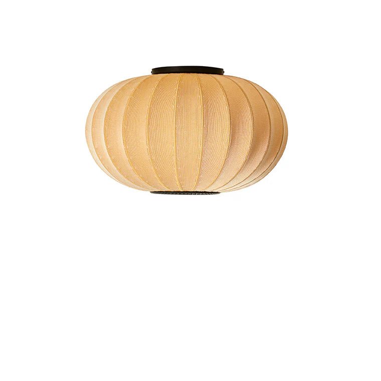 Knit - Wit Oval Ceiling/Wall Light - Made by Hand Pendants - 45 - Black - HORNE