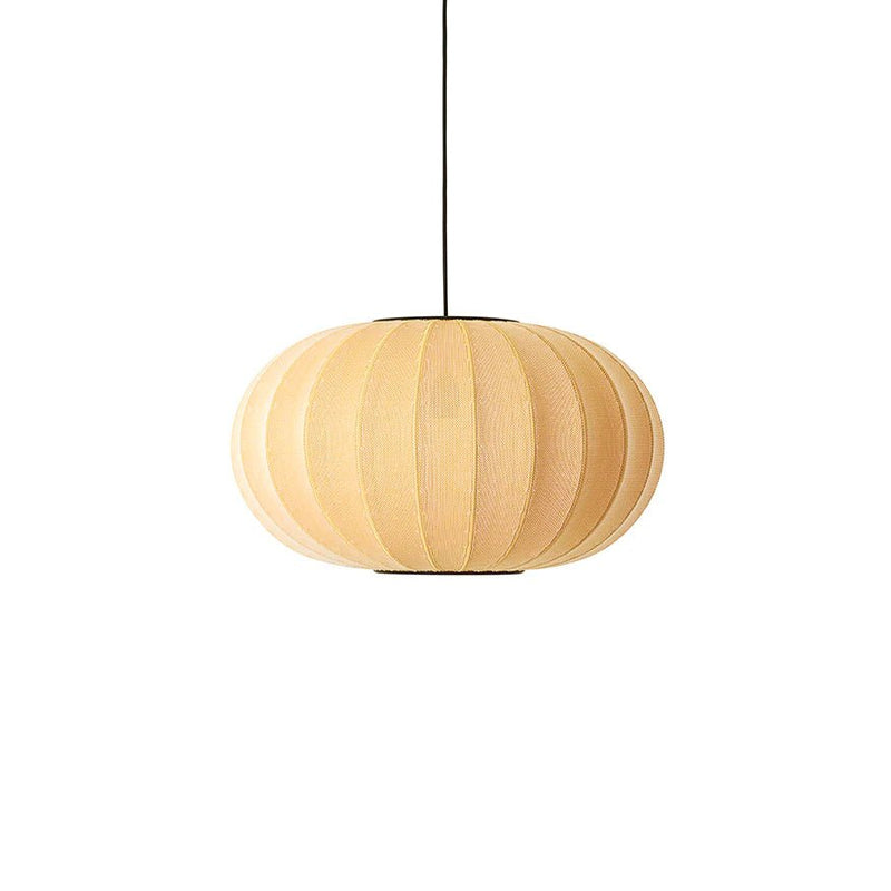 Knit Wit Oval Pendant - Made by Hand Pendants - 57 - Black - HORNE