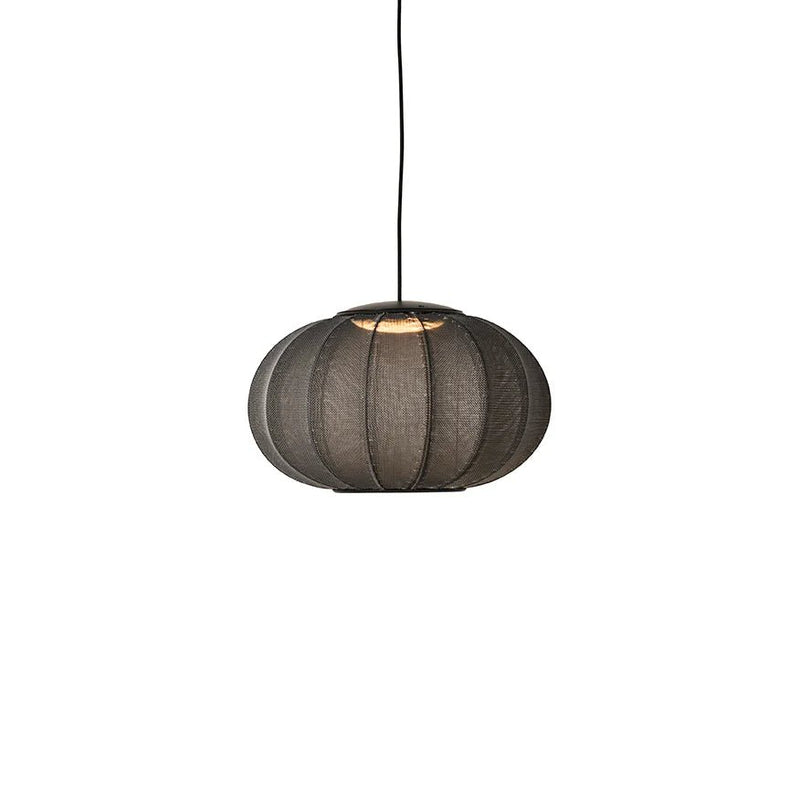 Knit Wit Pendant LED - Made by Hand Pendants - 45 - Black - HORNE