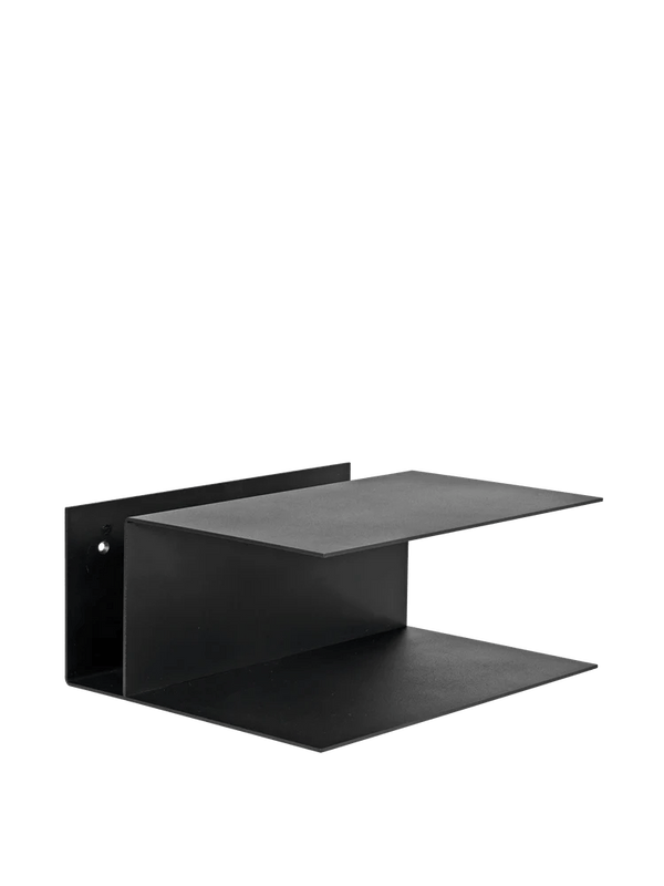 Lager Bedside Table - Ferm Living Tables + Desks - Black - HORNE