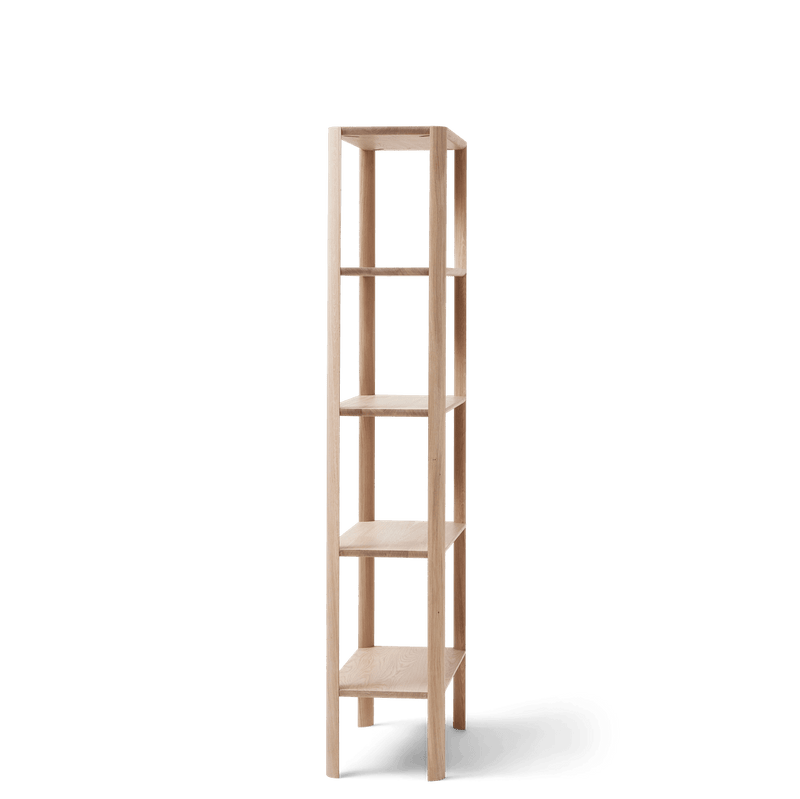 Leaf Shelf 0.5×5 - Form & Refine Shelving - White Oak - HORNE
