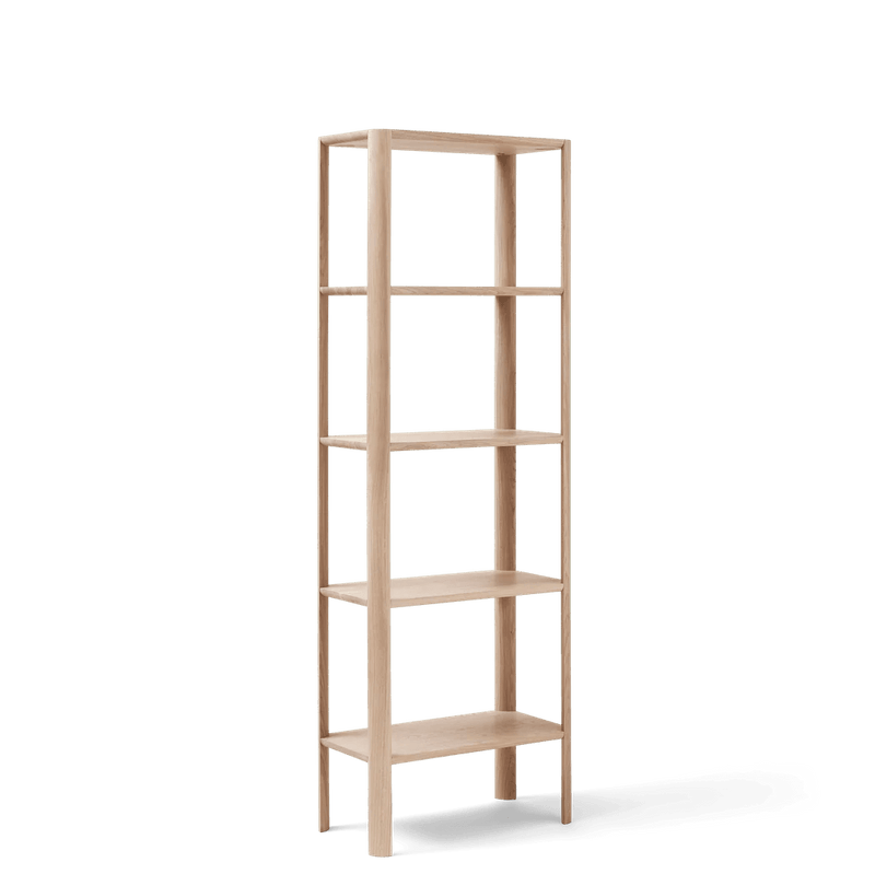 Leaf Shelf 0.5×5 - Form & Refine Shelving - White Oak - HORNE