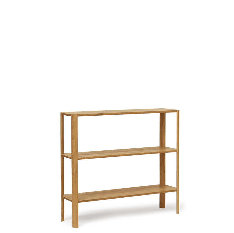 Leaf Shelf 1×3 - Form & Refine Shelving - White Oak - HORNE