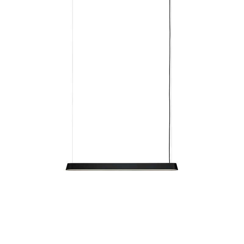 Linear Pendant Lamp - Muuto Pendants - Black - Small - HORNE
