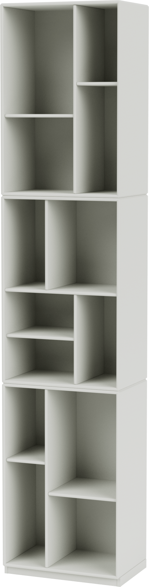Loom Slim Bookcase - With Plinth Base - Montana - Shelving - Amber - 1.2
