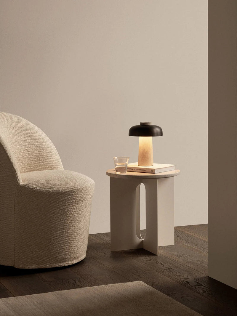 Loose Cover for Tearoom Lounge Chair - With Swivel - Audo Copenhagen Chairs - Logan Jasmine - HORNE