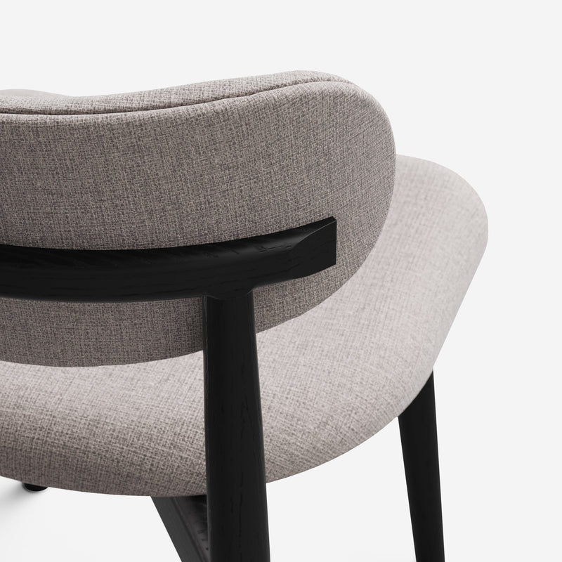 Lucia Side Chair - Urbia Chairs - Harvest Jute Ebano - HORNE