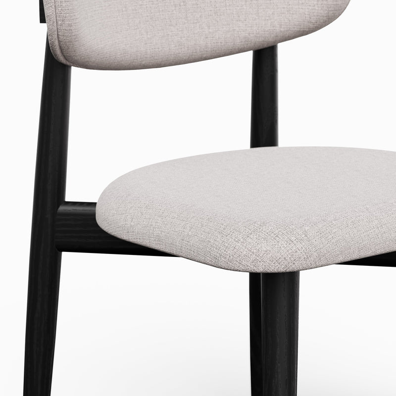Lucia Side Chair - Urbia Chairs - Harvest Jute Ebano - HORNE