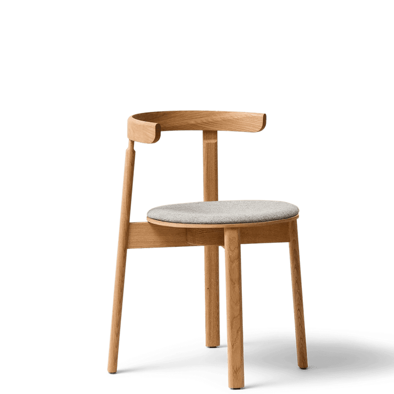 Lunar Chair - Form & Refine Chairs - White Oak - With Upholstery - HORNE