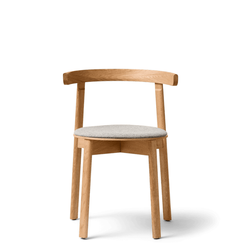 Lunar Chair - Form & Refine Chairs - White Oak - With Upholstery - HORNE