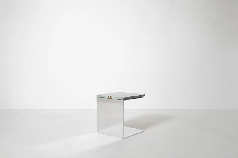 Material Studies Cube v.3 - Kalon Studios Tables - Mineral Blue - HORNE