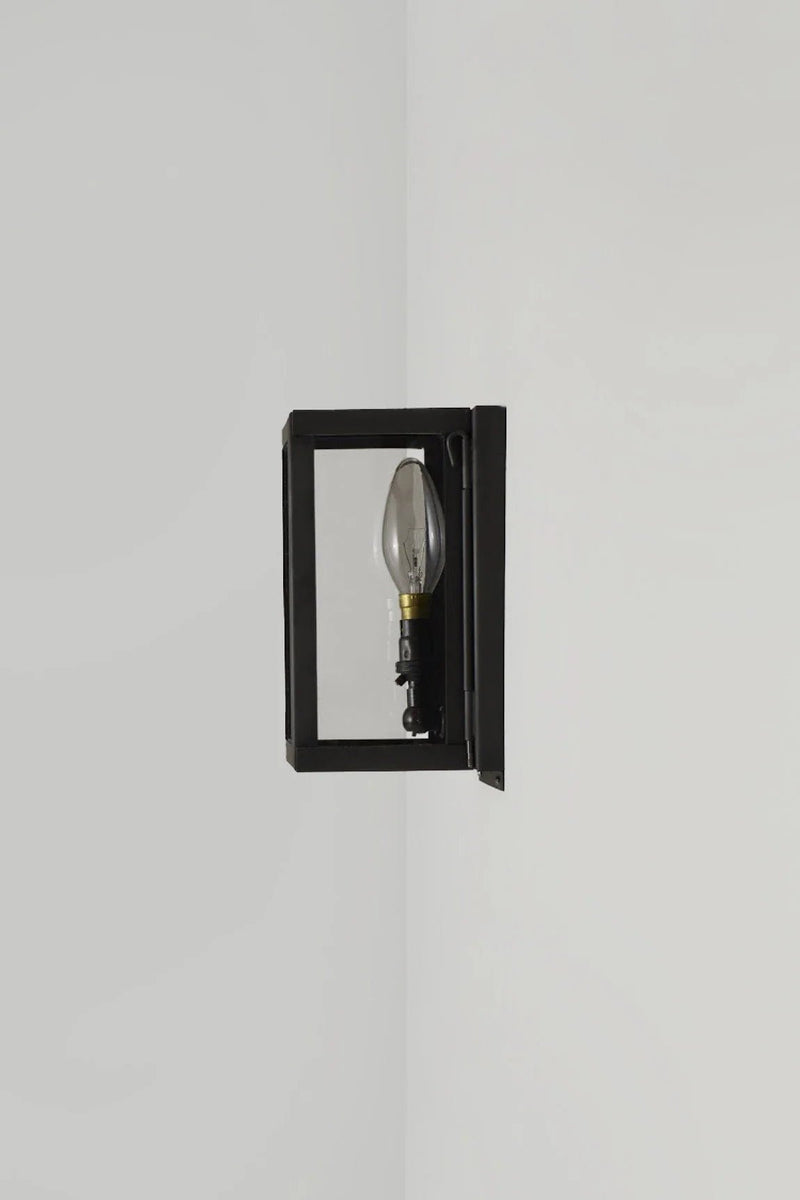 Miniature Box Wall Light - Davey Lighting Outdoor Lights - Frosted - HORNE
