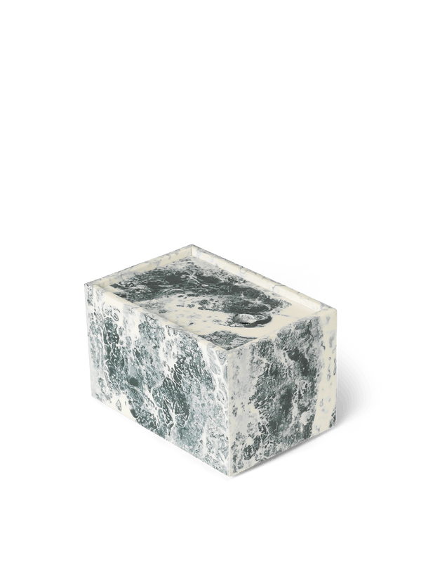 Mist Box - Ferm Living - Storage + Organization - 5.9" x 3.9" - Emerald Off - White - HORNE