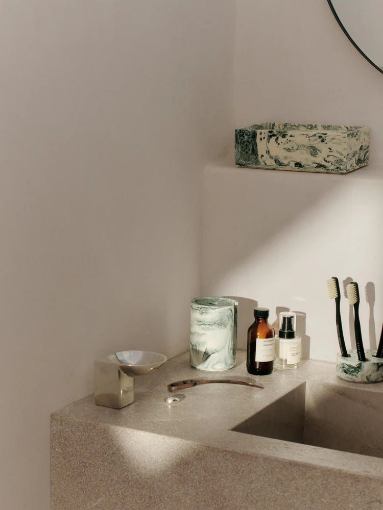 Mist Tissue Box - Ferm Living Storage + Organization - Charcoal - HORNE