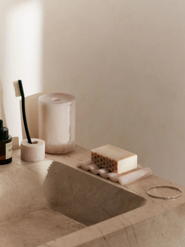 Mist Toothbrush Holder - Single - Ferm Living Storage + Organization - Charcoal - HORNE