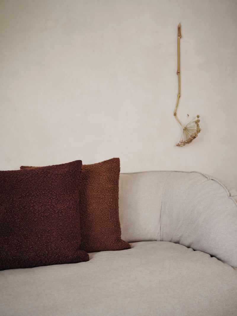 Moor Cushion - Ferm Living - Bedding + Pillows - Dark Pecan - HORNE