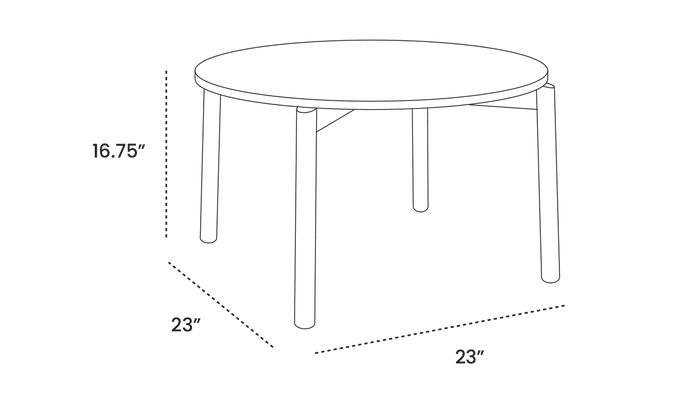 Moss Table - Oeuf Kids + Baby - Birch - HORNE