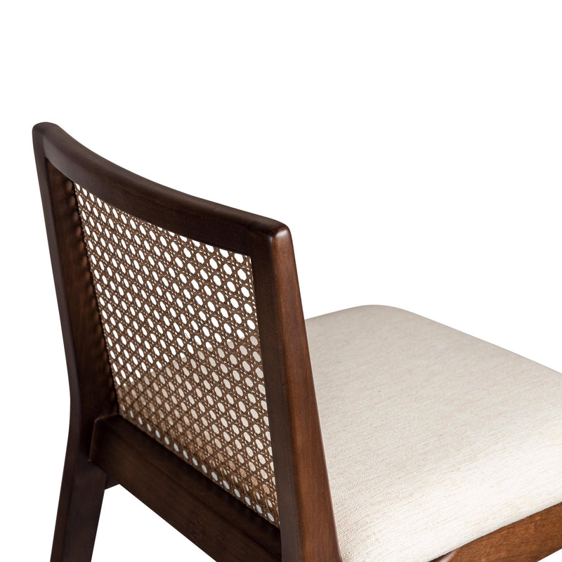 Nardia Cane Counter Stool - Urbia Chairs - Crafted Glaze Ebano - HORNE