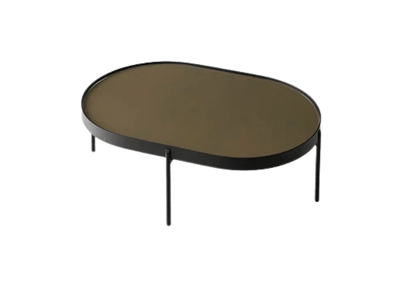 NoNo Table - Audo Copenhagen Tables + Desks - Large / Brown Glass - HORNE