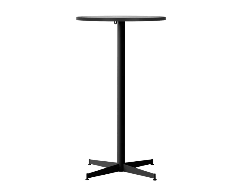 Nook Bar Table - Audo Copenhagen Tables + Desks - Ø24 in - Olive - Estremoz Marble - HORNE